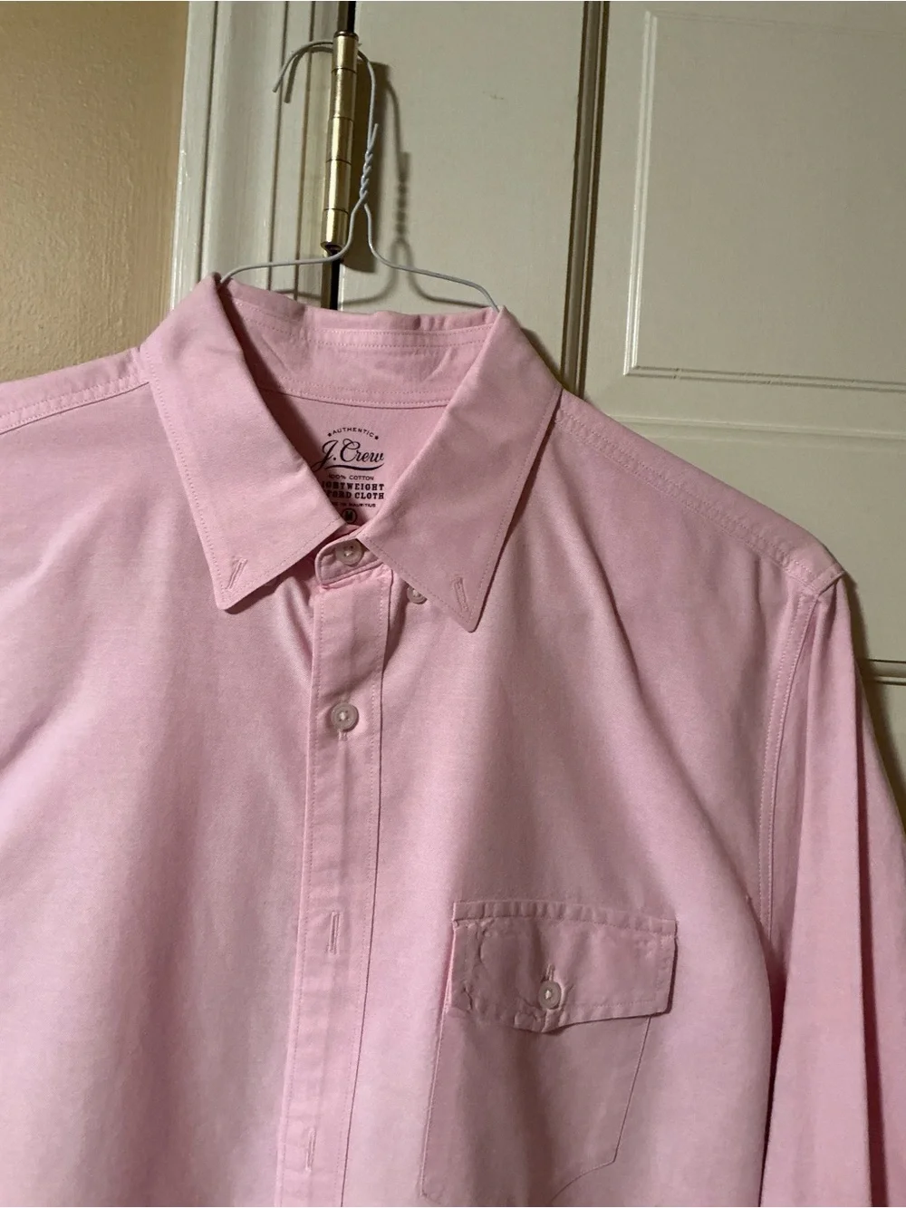 J. Crew Men's Pale Pink Dress Shirt